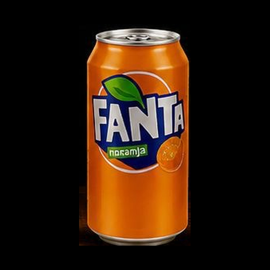 Lata de Fanta de Naranja