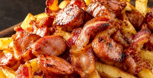 Combo Kids 2: salchichas y bacon con patatas